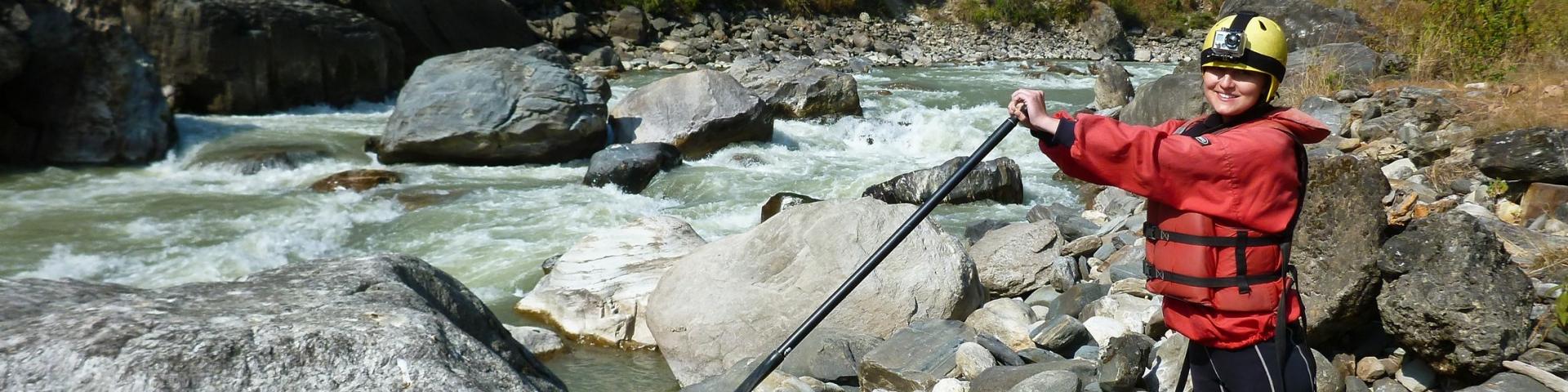 Rafting rzeką Trisuli - atrakcje Nepalu